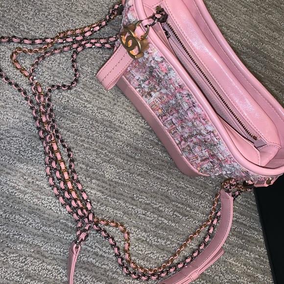 Chanel Pink Tweed Small Gabrielle - Picture 7 of 12